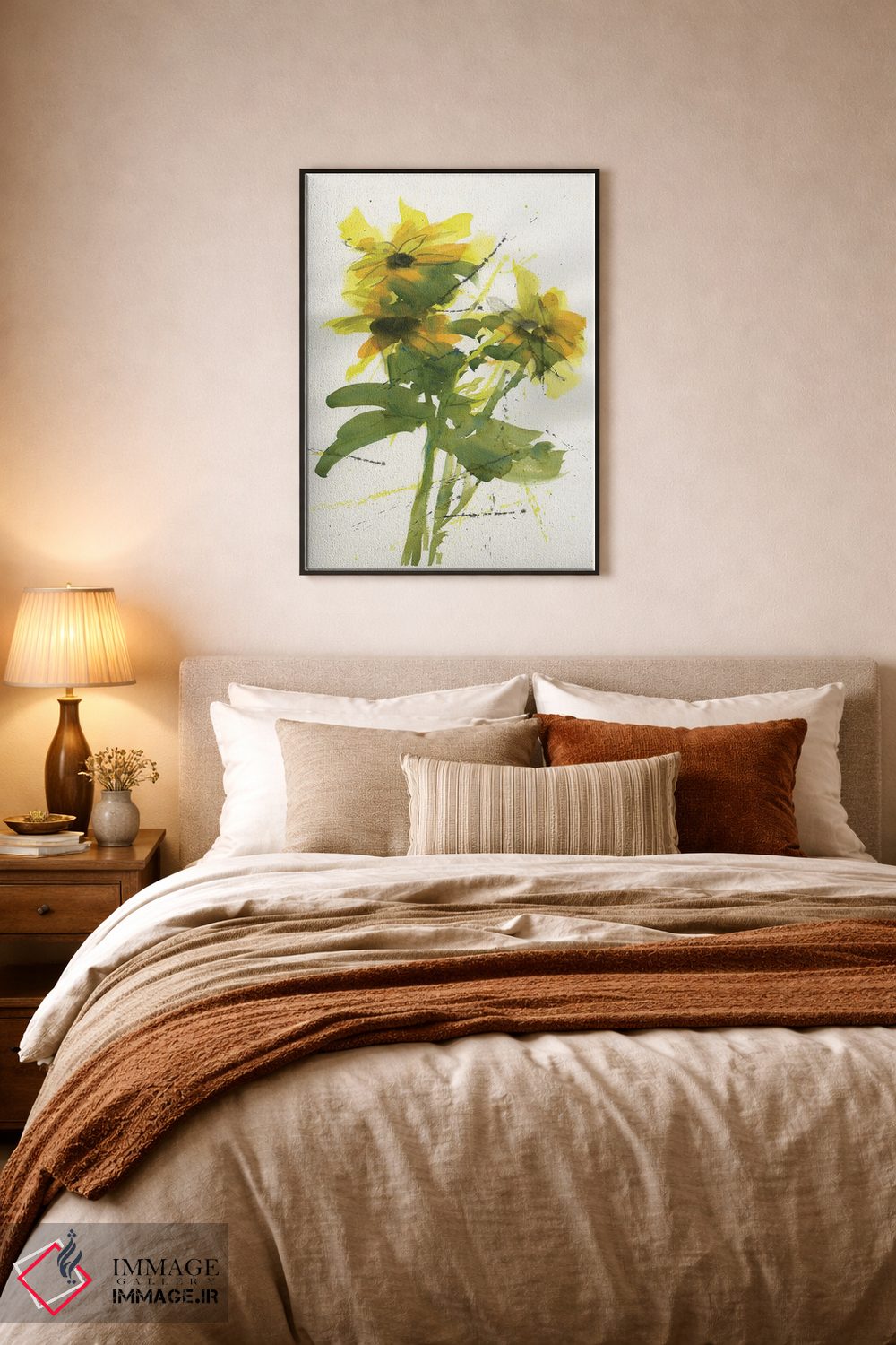 تابلو انتزاعی میناها اثر لیز کاوینگتون - D6B