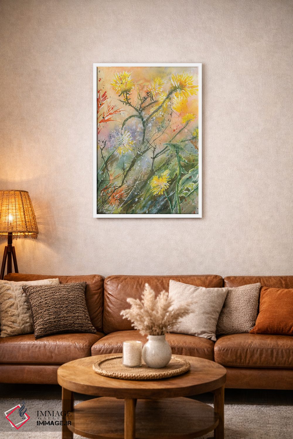 تابلو دکوراتیو قاصدک ها اثر لیز کاوینگتون - D4W