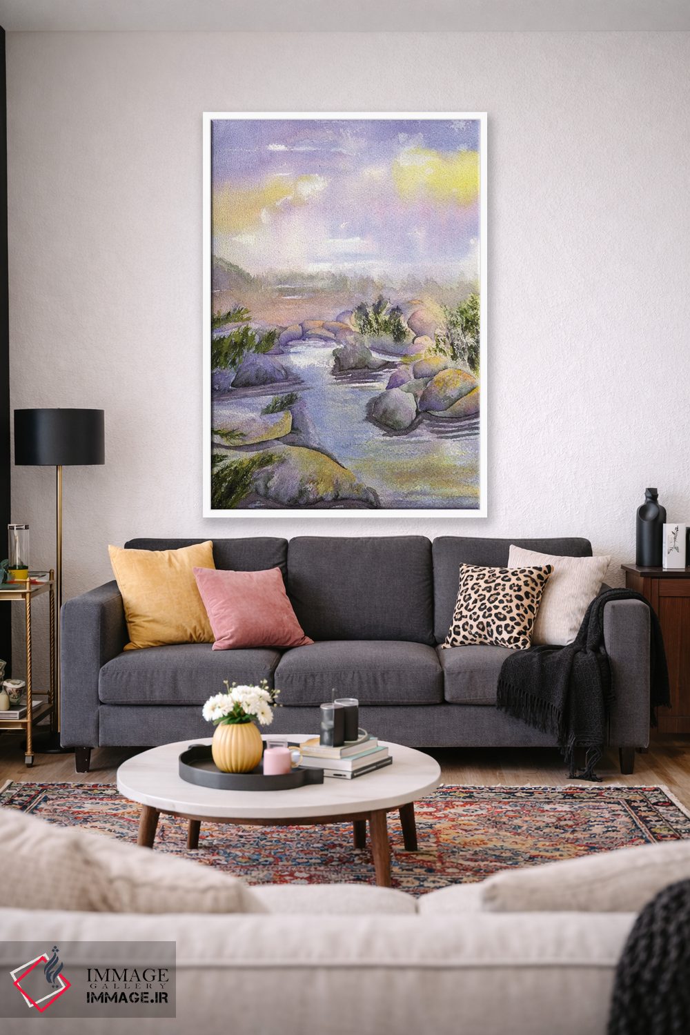 تابلو دکوراتیو جویبار کویری اثر لیز کاوینگتون - D1W