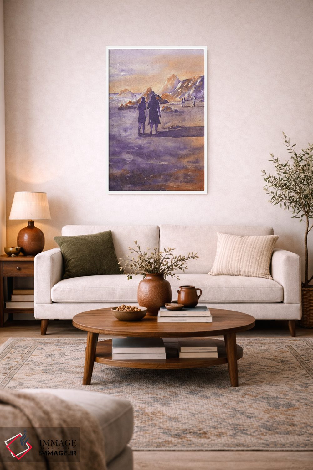 تابلو دکوراتیو ساحل ایالتی ال ماتادور اثر لیز کاوینگتون - D2W