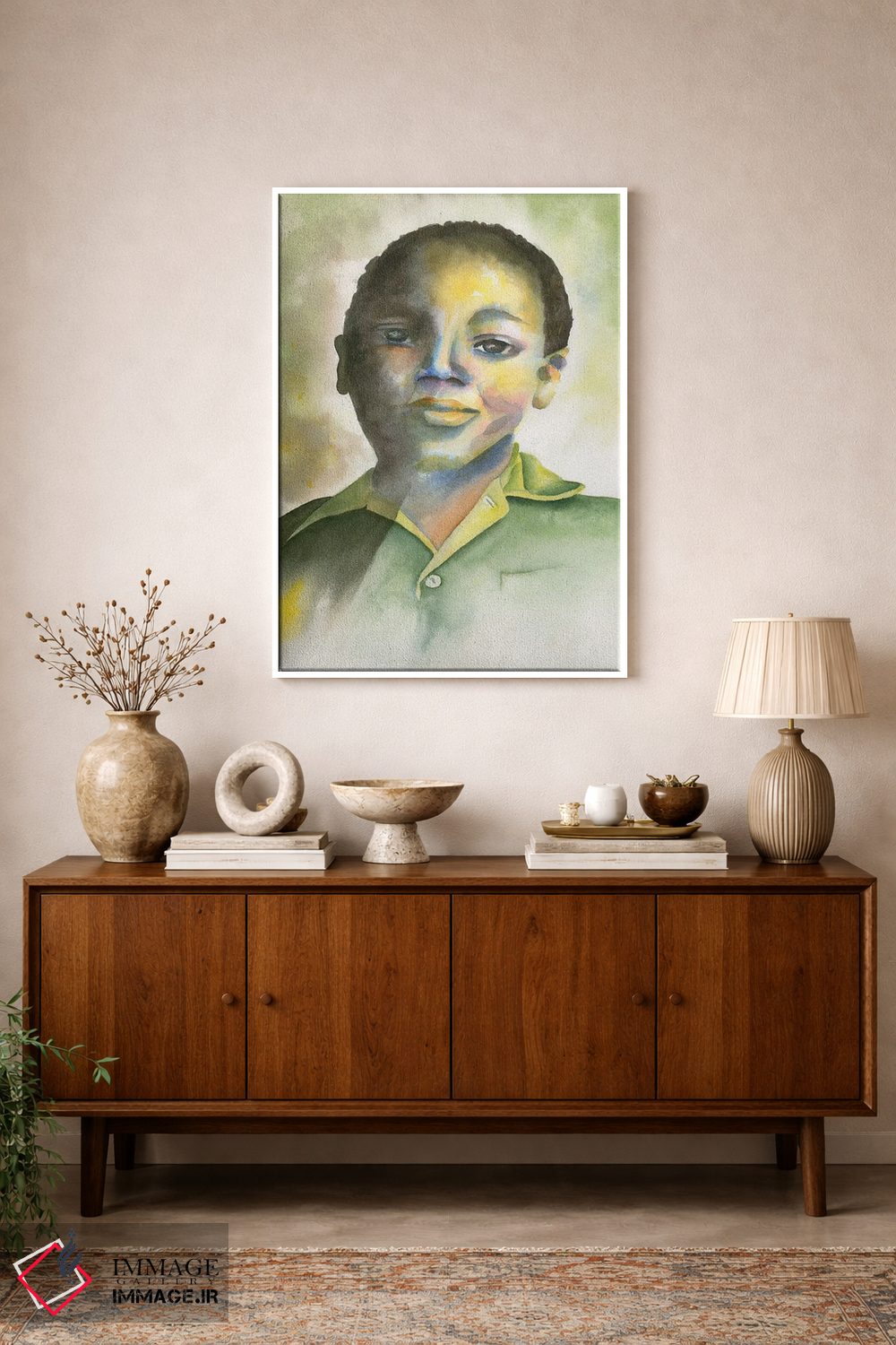 تابلو دکوراتیو غول مهربان اثر لیز کاوینگتون - D1W