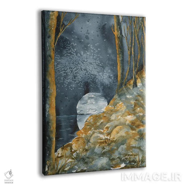 تابلو دکوراتیو تپه مهتابی اثر لیز کاوینگتون - نمای پرسپکتیو محصول