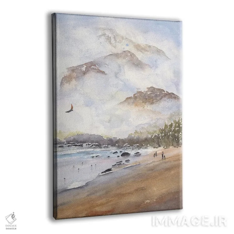 تابلو انتزاعی چشم انداز کوهستانی اثر لیز کاوینگتون - نمای پرسپکتیو محصول