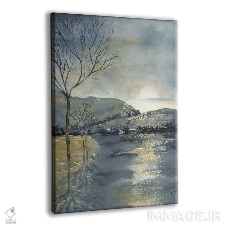 تابلو دکوراتیو درخت مهتابی ۲ اثر لیز کاوینگتون - نمای پرسپکتیو محصول