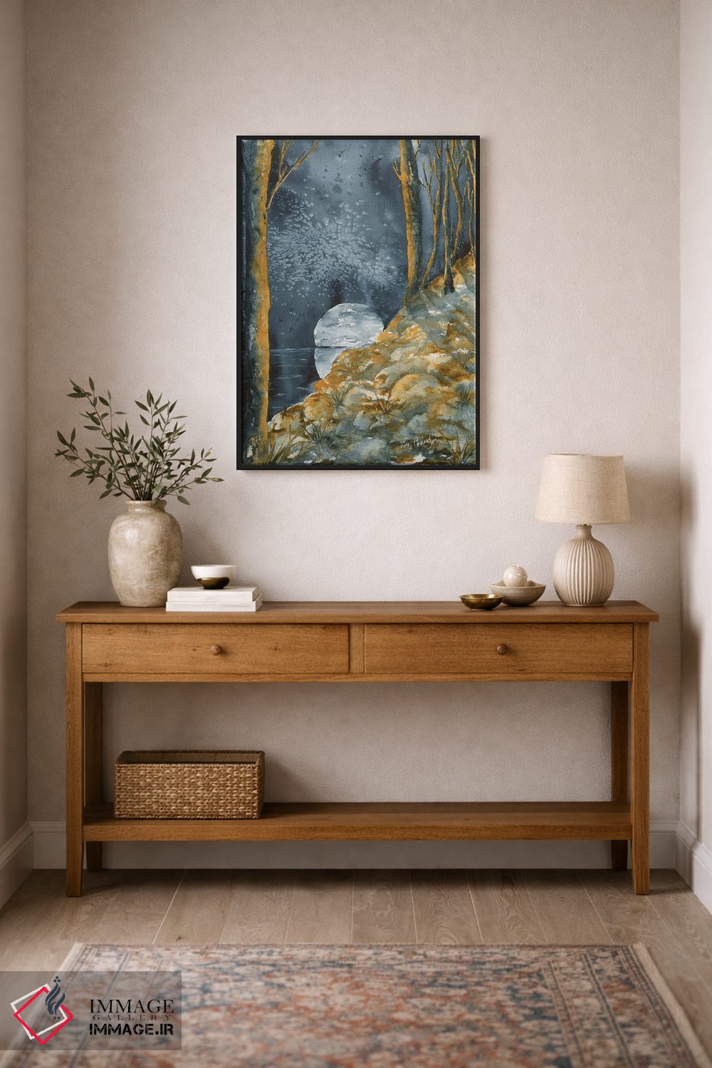 تابلو دکوراتیو تپه مهتابی اثر لیز کاوینگتون - D2B