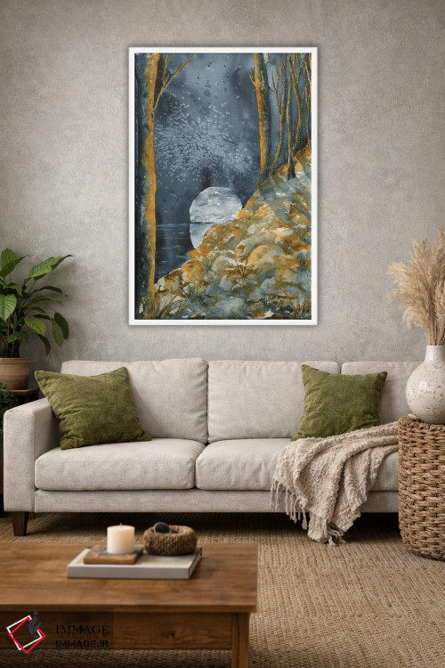 تابلو دکوراتیو تپه مهتابی اثر لیز کاوینگتون - D1W