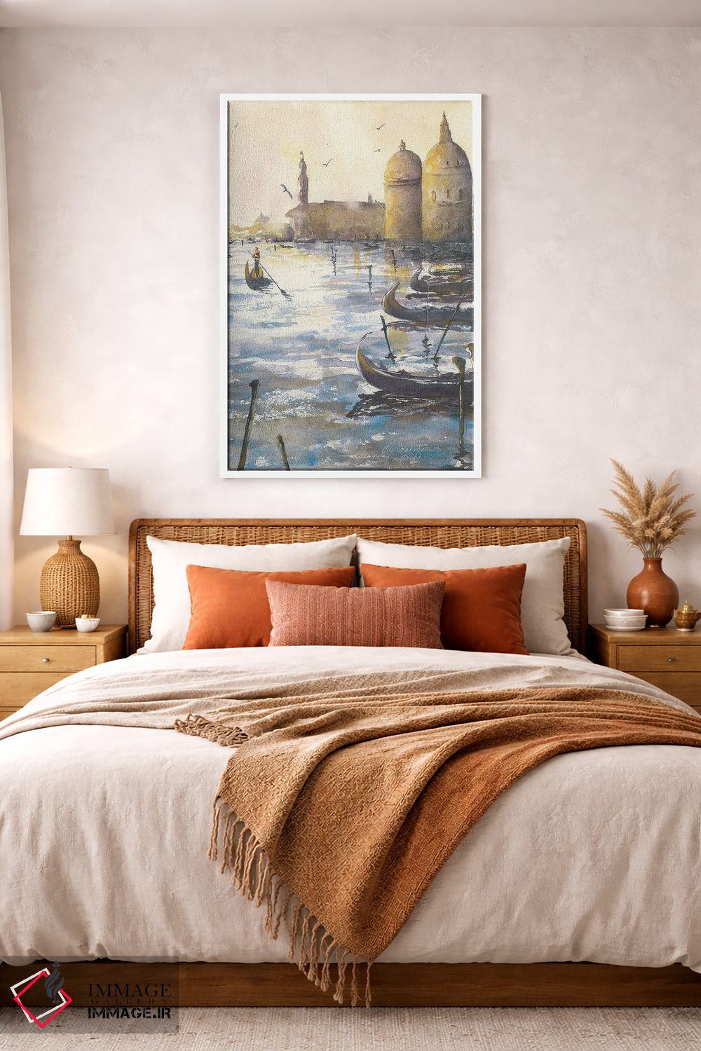 تابلو دکوراتیو گوندولاها در شامگاه اثر لیز کاوینگتون - D3W