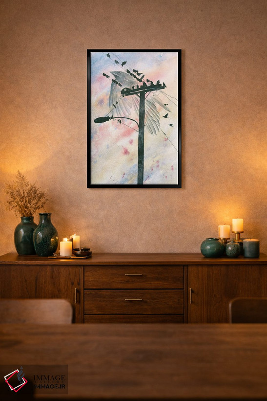 تابلو دکوراتیو جنایت در غروب اثر لیز کاوینگتون - D2B