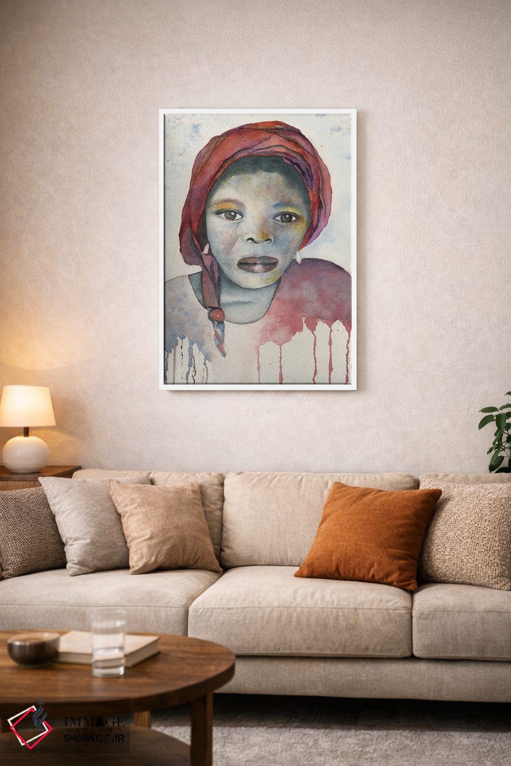 تابلو دکوراتیو دختر خدمتکار نیجریه ای اثر لیز کاوینگتون - D2W