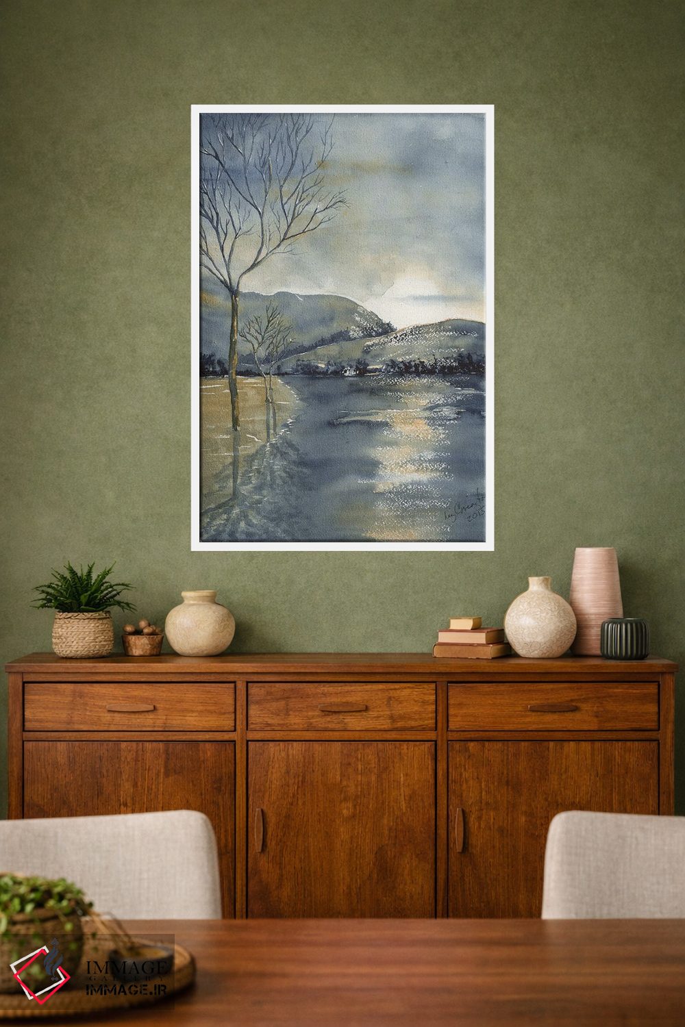 تابلو دکوراتیو درخت مهتابی ۲ اثر لیز کاوینگتون - D1W