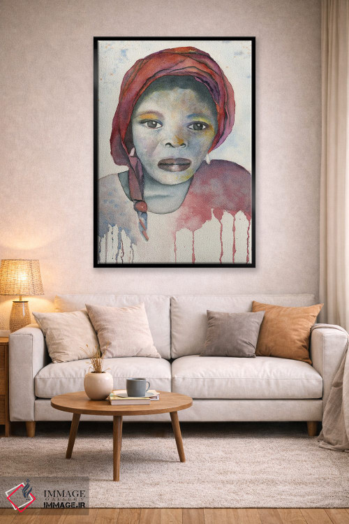 تابلو دکوراتیو دختر خدمتکار نیجریه ای اثر لیز کاوینگتون - D1B