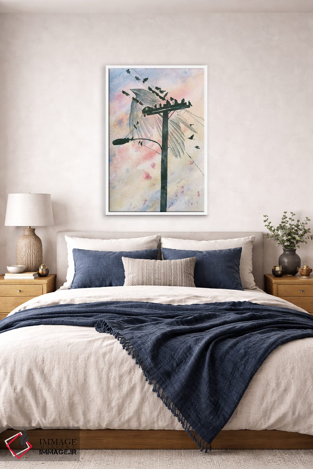 تابلو دکوراتیو جنایت در غروب اثر لیز کاوینگتون - D5W