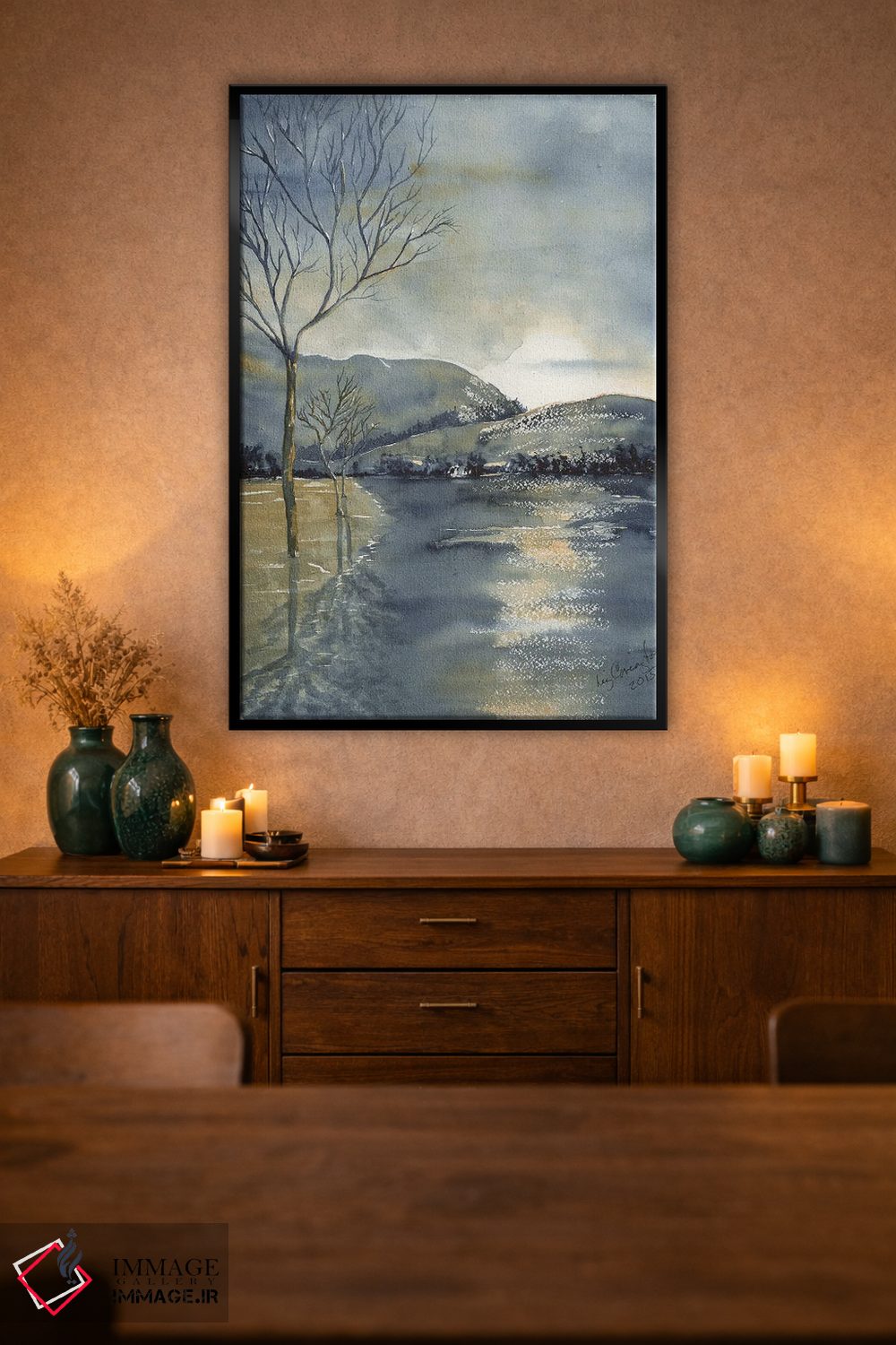 تابلو دکوراتیو درخت مهتابی ۲ اثر لیز کاوینگتون - D3B