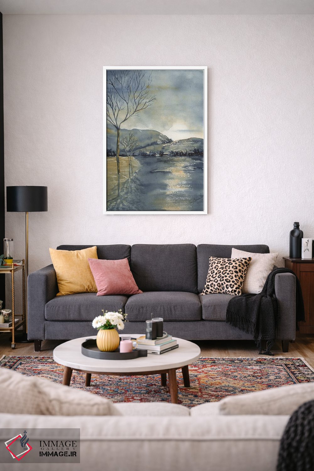 تابلو دکوراتیو درخت مهتابی ۲ اثر لیز کاوینگتون - D4W