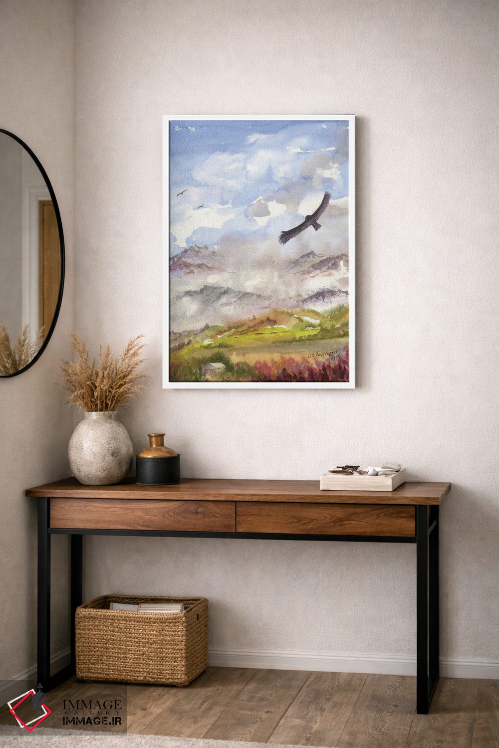 تابلو انتزاعی شکار برای طعمه اثر لیز کاوینگتون - D3W