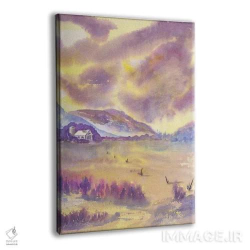 تابلو انتزاعی طوفان تابستانی اثر لیز کاوینگتون - نمای پرسپکتیو محصول