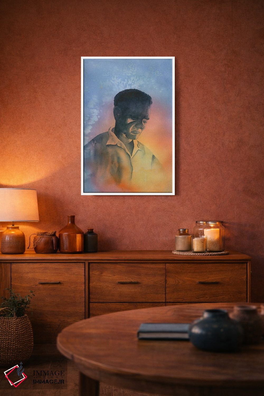 تابلو دکوراتیو غرق در فکر ۲ اثر لیز کاوینگتون - D4W