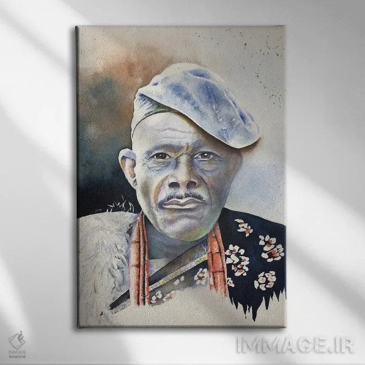 تابلو دکوراتیو رئیس اثر لیز کاوینگتون - نمای روبهرو روی دیوار