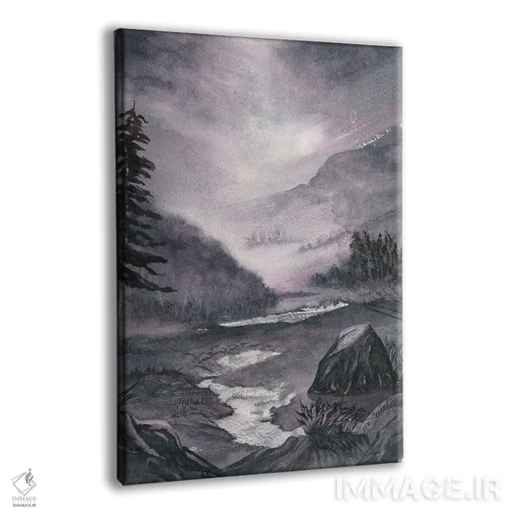 تابلو دکوراتیو غروب دره ۲ اثر لیز کاوینگتون - نمای پرسپکتیو محصول