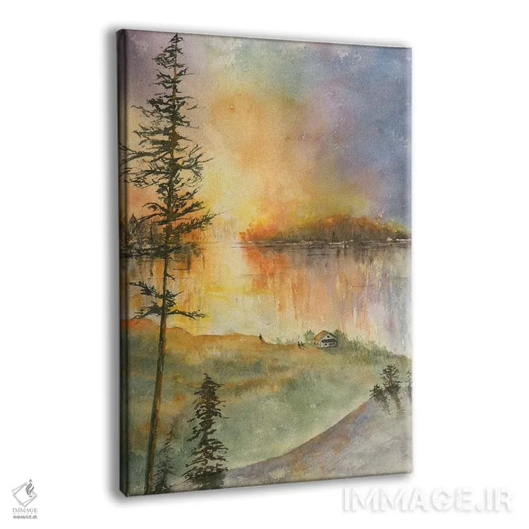 تابلو دکوراتیو آتش ترنر اثر لیز کاوینگتون - نمای پرسپکتیو محصول