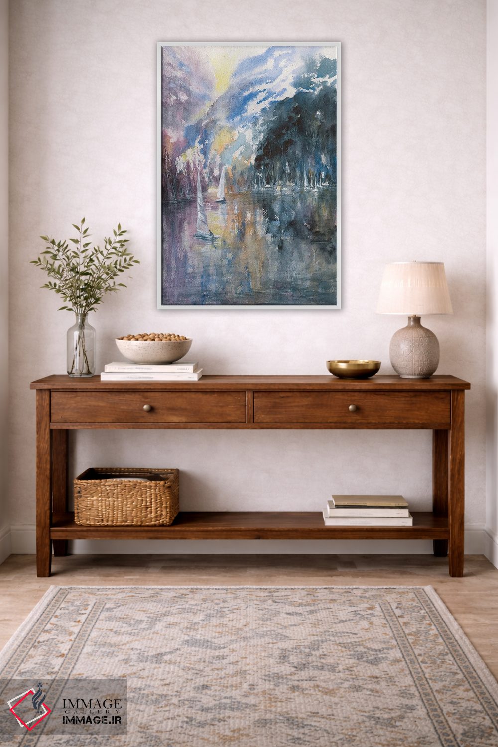 تابلو انتزاعی چشم انداز سیرا اثر لیز کاوینگتون - D2W