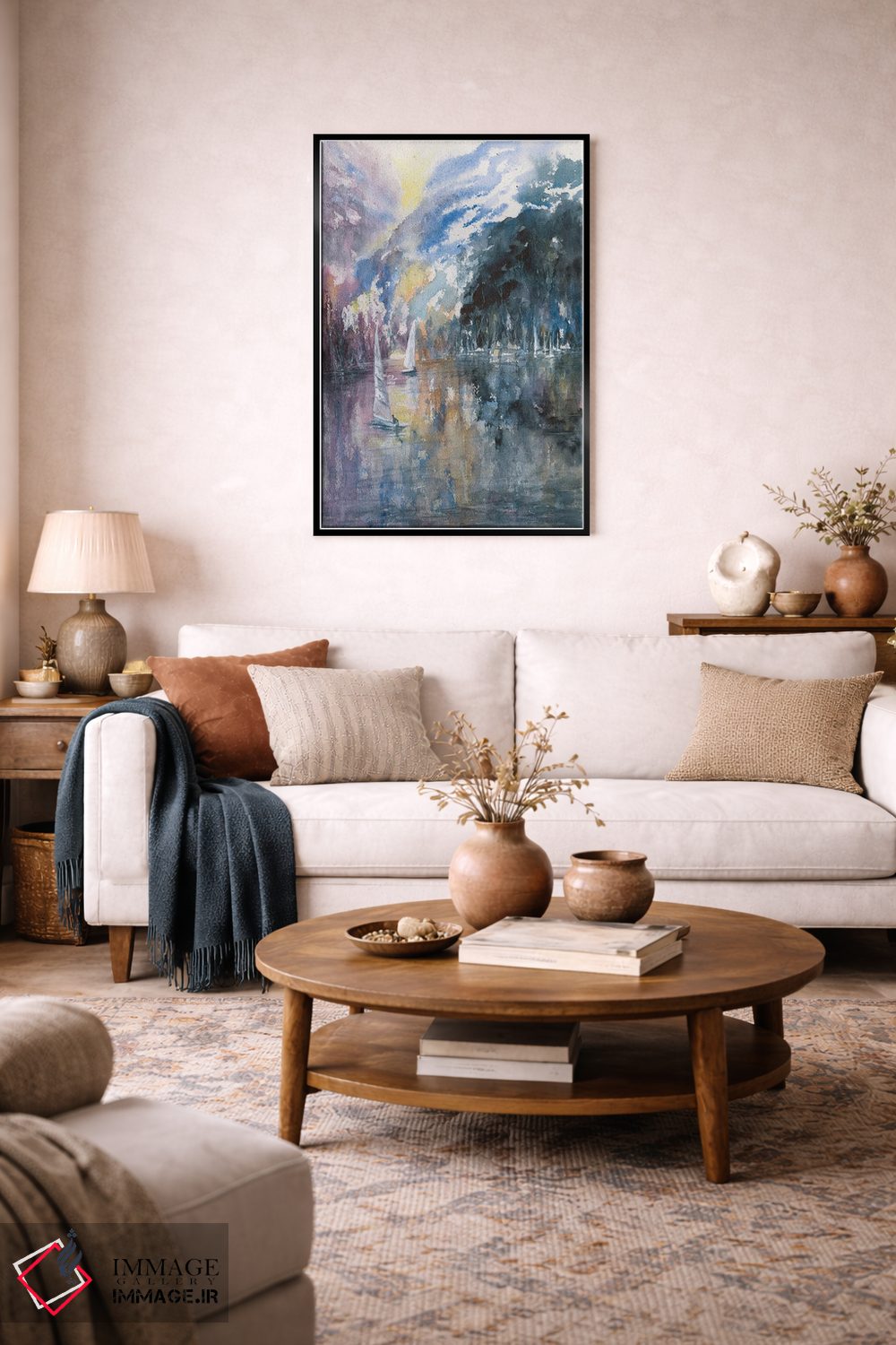 تابلو انتزاعی چشم انداز سیرا اثر لیز کاوینگتون - D3B