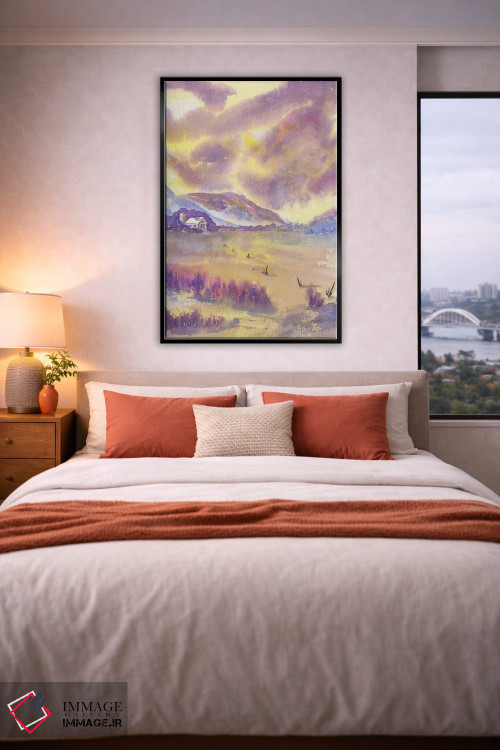 تابلو انتزاعی طوفان تابستانی اثر لیز کاوینگتون - D3B