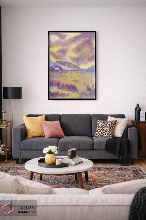 تابلو انتزاعی طوفان تابستانی اثر لیز کاوینگتون - D2B