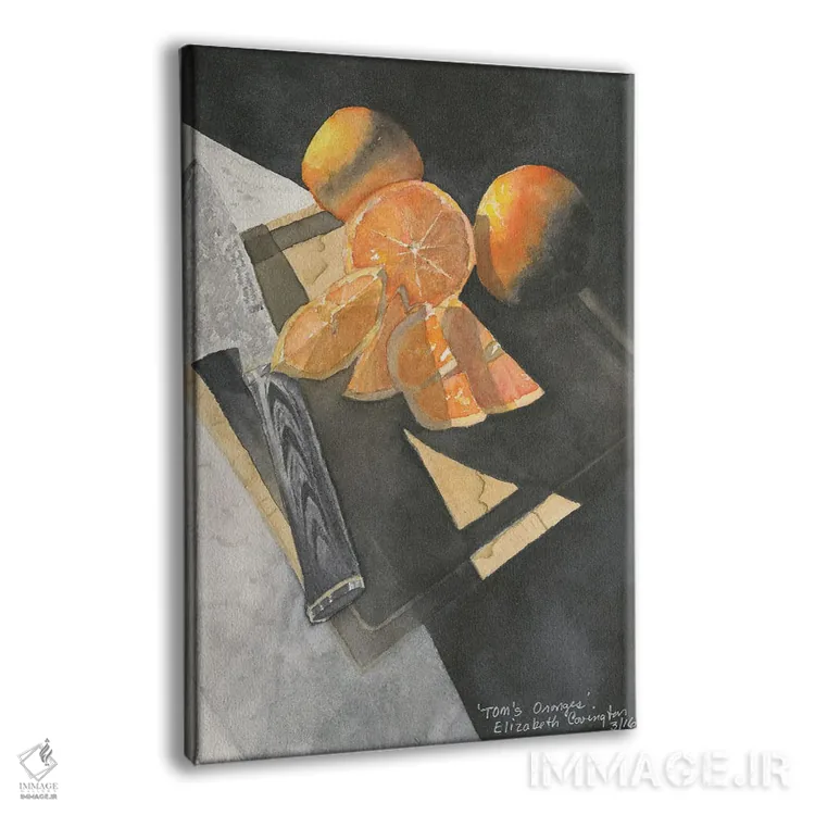 تابلو دکوراتیو پرتقال های تام اثر لیز کاوینگتون - نمای پرسپکتیو محصول