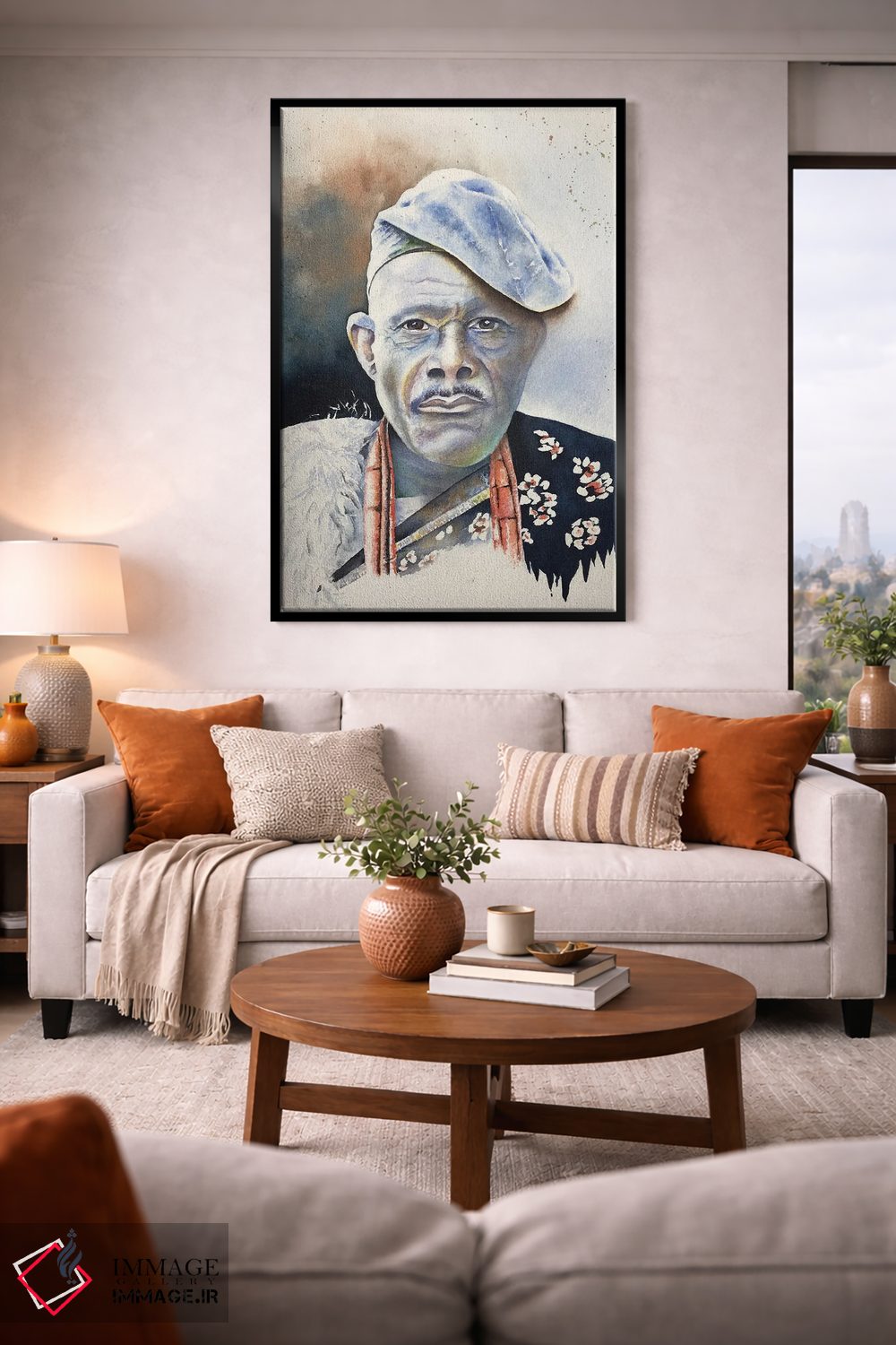 تابلو دکوراتیو رئیس اثر لیز کاوینگتون - D2B