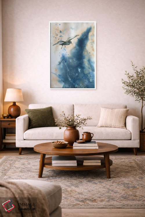 تابلو دکوراتیو دریای متلاطم اثر لیز کاوینگتون - D2W