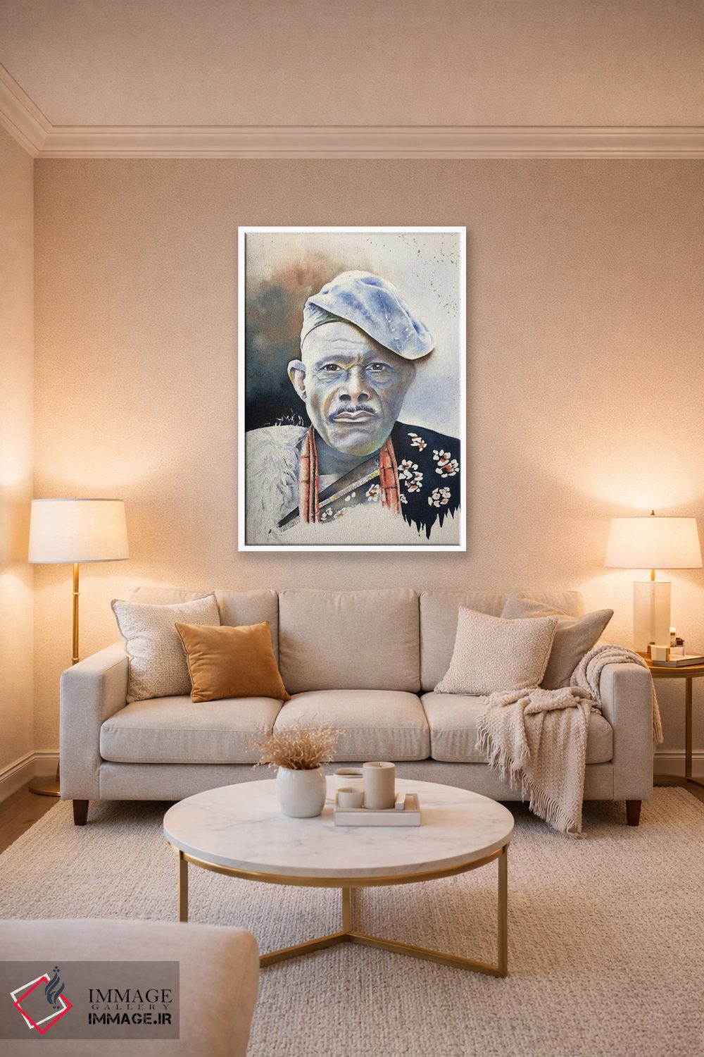 تابلو دکوراتیو رئیس اثر لیز کاوینگتون - D3W