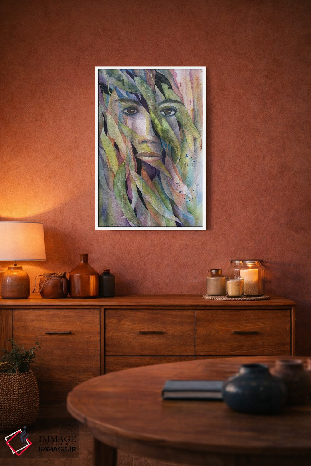 تابلو دکوراتیو میان درختان اکالیپتوس اثر لیز کاوینگتون - D3W