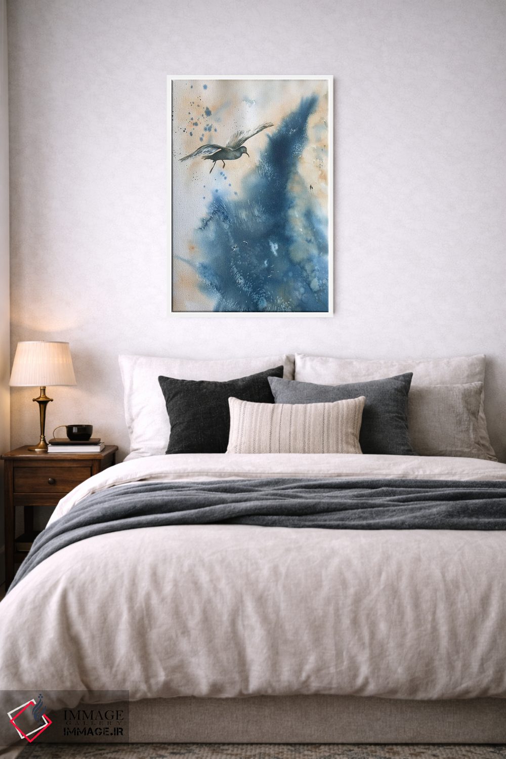 تابلو دکوراتیو دریای متلاطم اثر لیز کاوینگتون - D4W