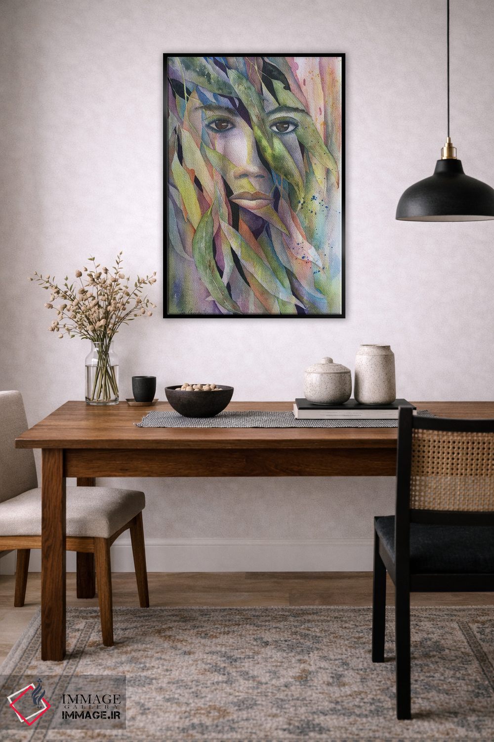 تابلو دکوراتیو میان درختان اکالیپتوس اثر لیز کاوینگتون - D5B