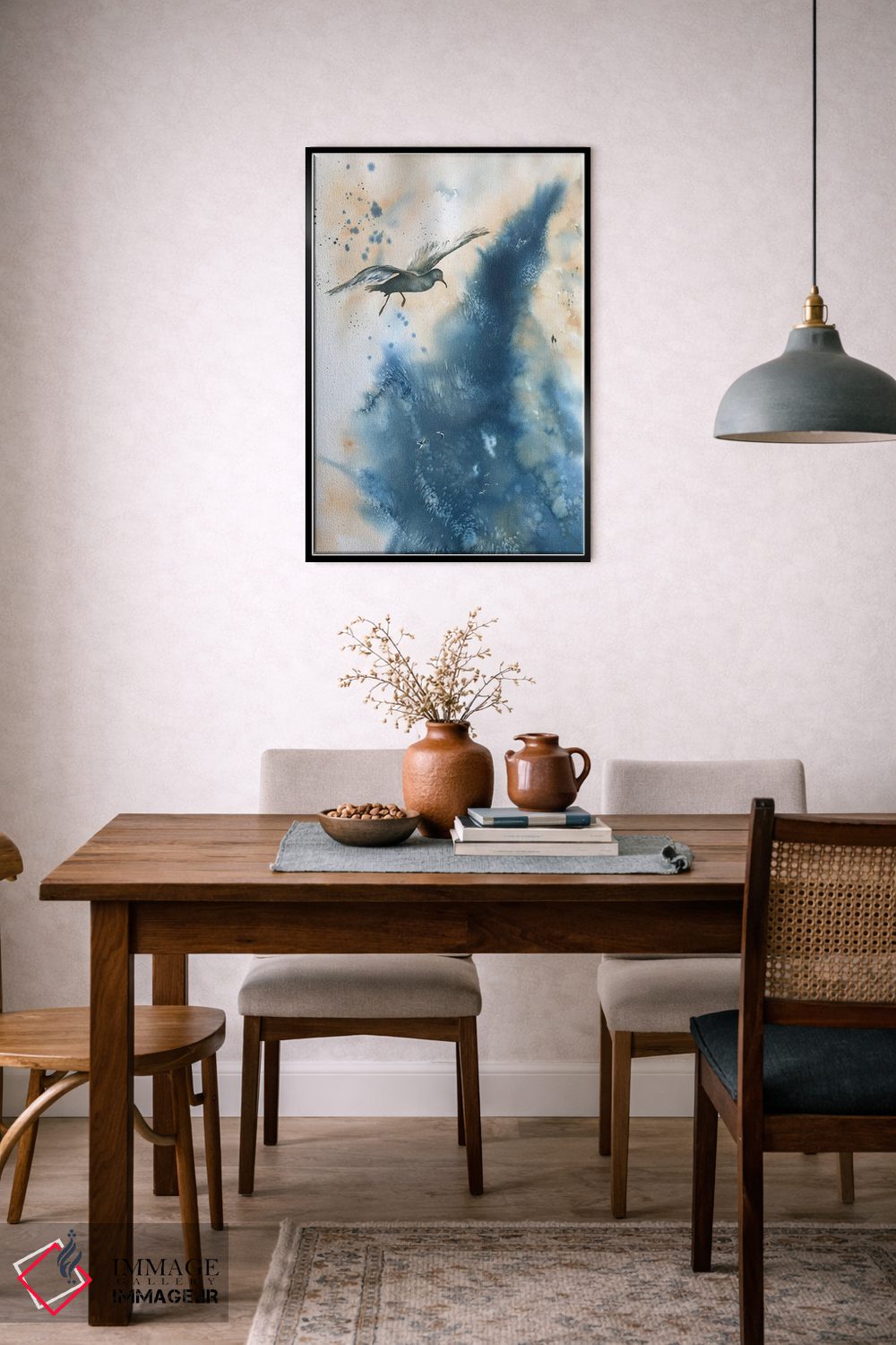 تابلو دکوراتیو دریای متلاطم اثر لیز کاوینگتون - D5B