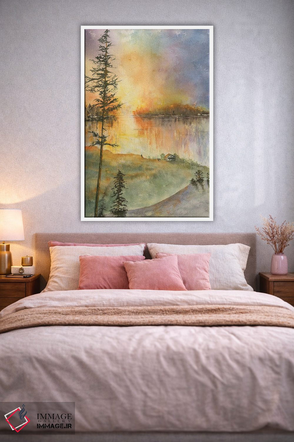 تابلو دکوراتیو آتش ترنر اثر لیز کاوینگتون - D1W