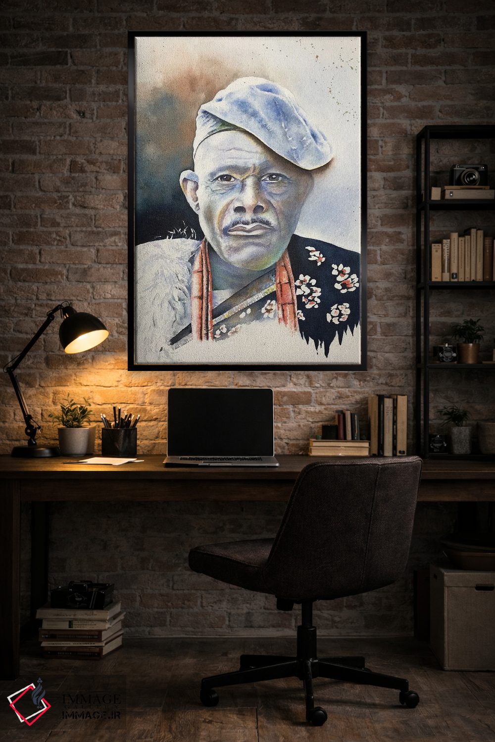 تابلو دکوراتیو رئیس اثر لیز کاوینگتون - D6B