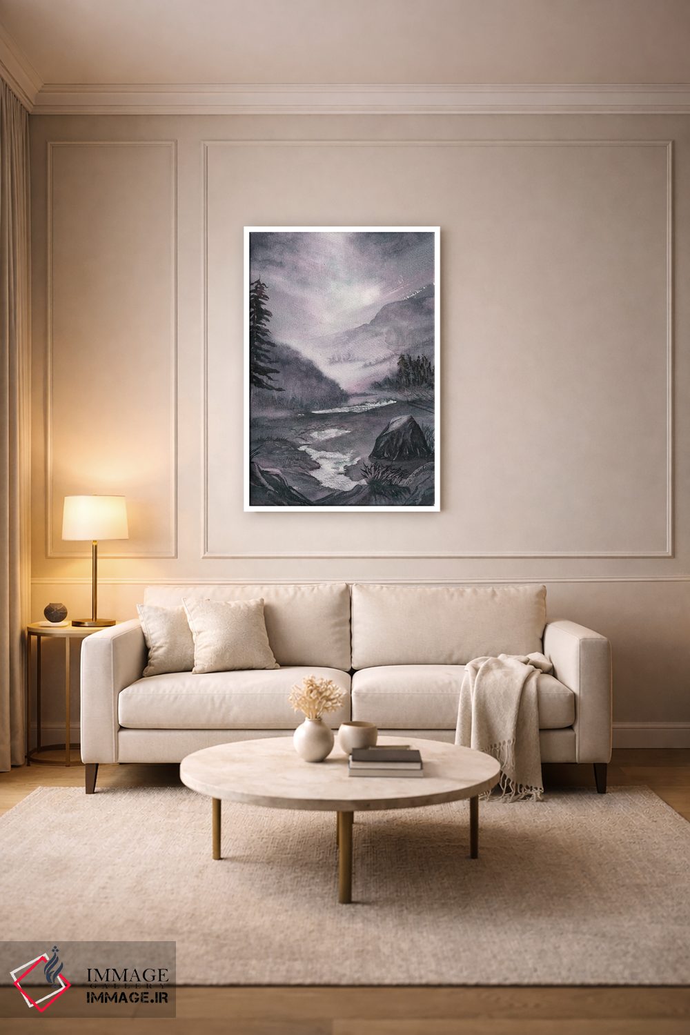 تابلو دکوراتیو غروب دره ۲ اثر لیز کاوینگتون - D3W