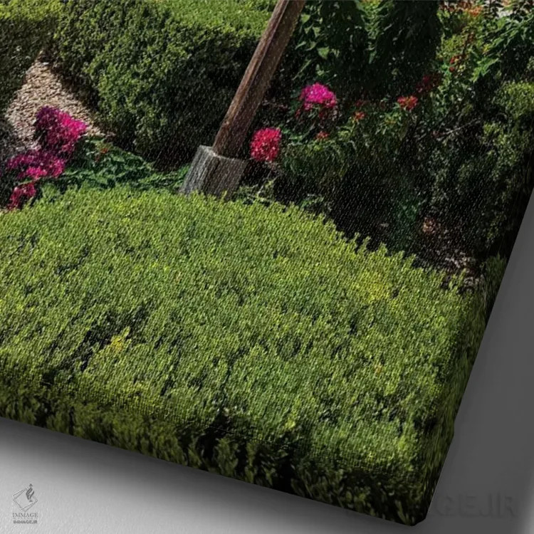 تابلو دکوراتیو ایوان قوسی در کلیسای میسیون سن خوزه، سن آنتونیو اثر لری دیتو - نمای نزدیک بافت بوم