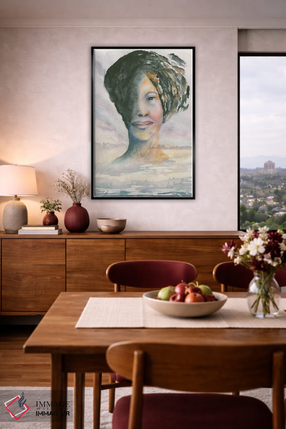 تابلو دکوراتیو زن امروزی، به سوی نور اثر لیز کاوینگتون - D4B