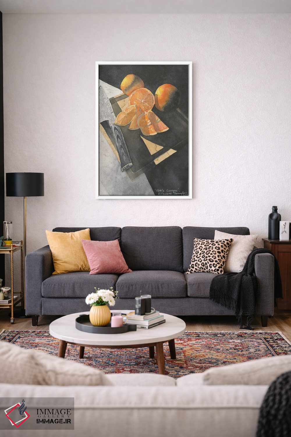تابلو دکوراتیو پرتقال های تام اثر لیز کاوینگتون - D3W