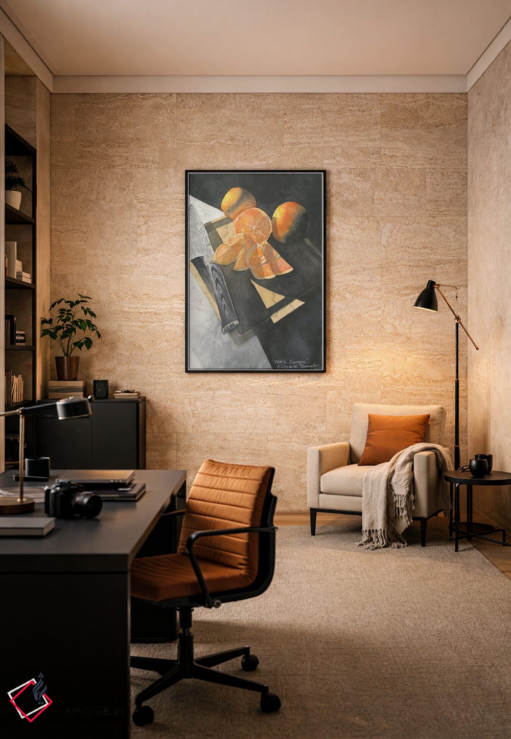 تابلو دکوراتیو پرتقال های تام اثر لیز کاوینگتون - D6B