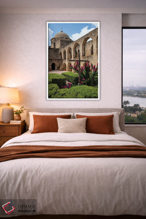 تابلو دکوراتیو ایوان قوسی در کلیسای میسیون سن خوزه، سن آنتونیو اثر لری دیتو - D3W