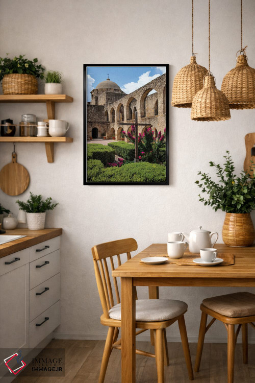 تابلو دکوراتیو ایوان قوسی در کلیسای میسیون سن خوزه، سن آنتونیو اثر لری دیتو - D5B