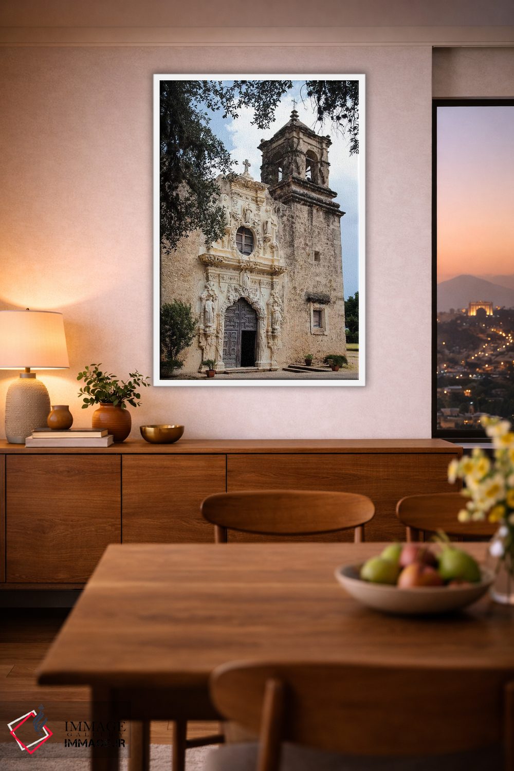 تابلو دکوراتیو هنرمندی و صنایع دستی در کلیسای میسیون سن خوزه، سن آنتونیو اثر لری دیتو - D1W