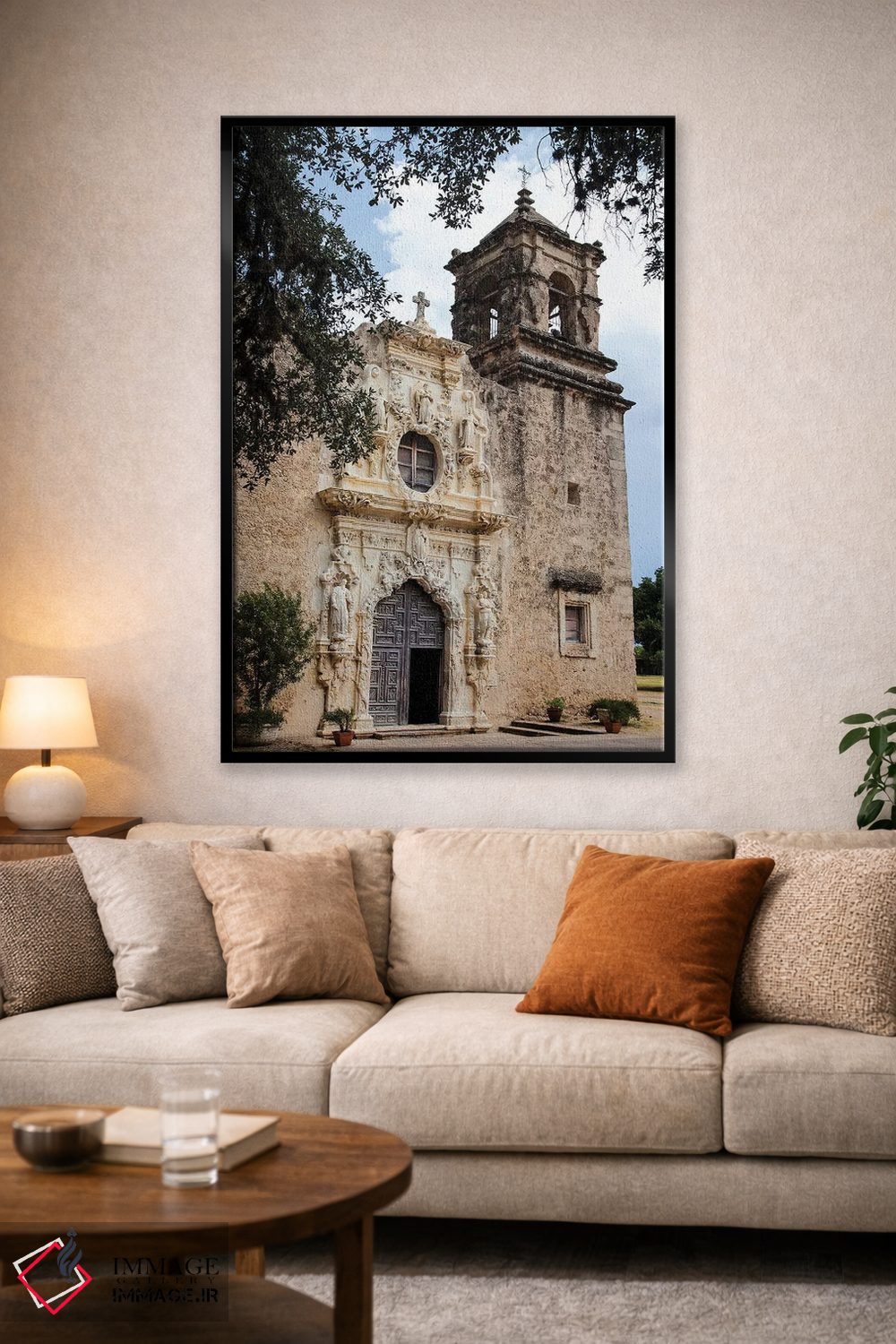 تابلو دکوراتیو هنرمندی و صنایع دستی در کلیسای میسیون سن خوزه، سن آنتونیو اثر لری دیتو - D2B