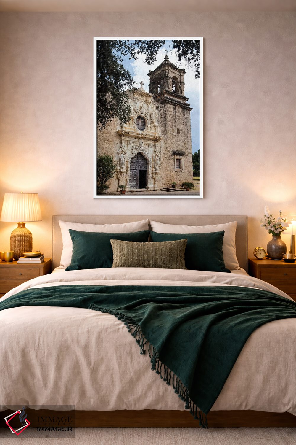 تابلو دکوراتیو هنرمندی و صنایع دستی در کلیسای میسیون سن خوزه، سن آنتونیو اثر لری دیتو - D3W