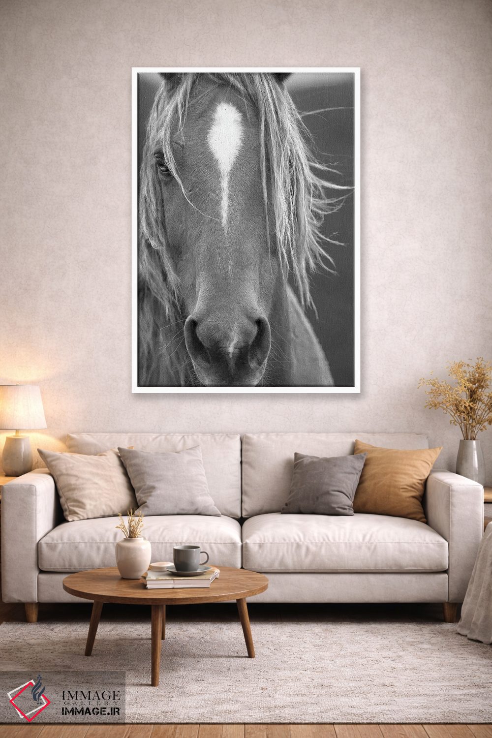 تابلو دکوراتیو نمای نزدیک اثر سالی لیندن - D1W