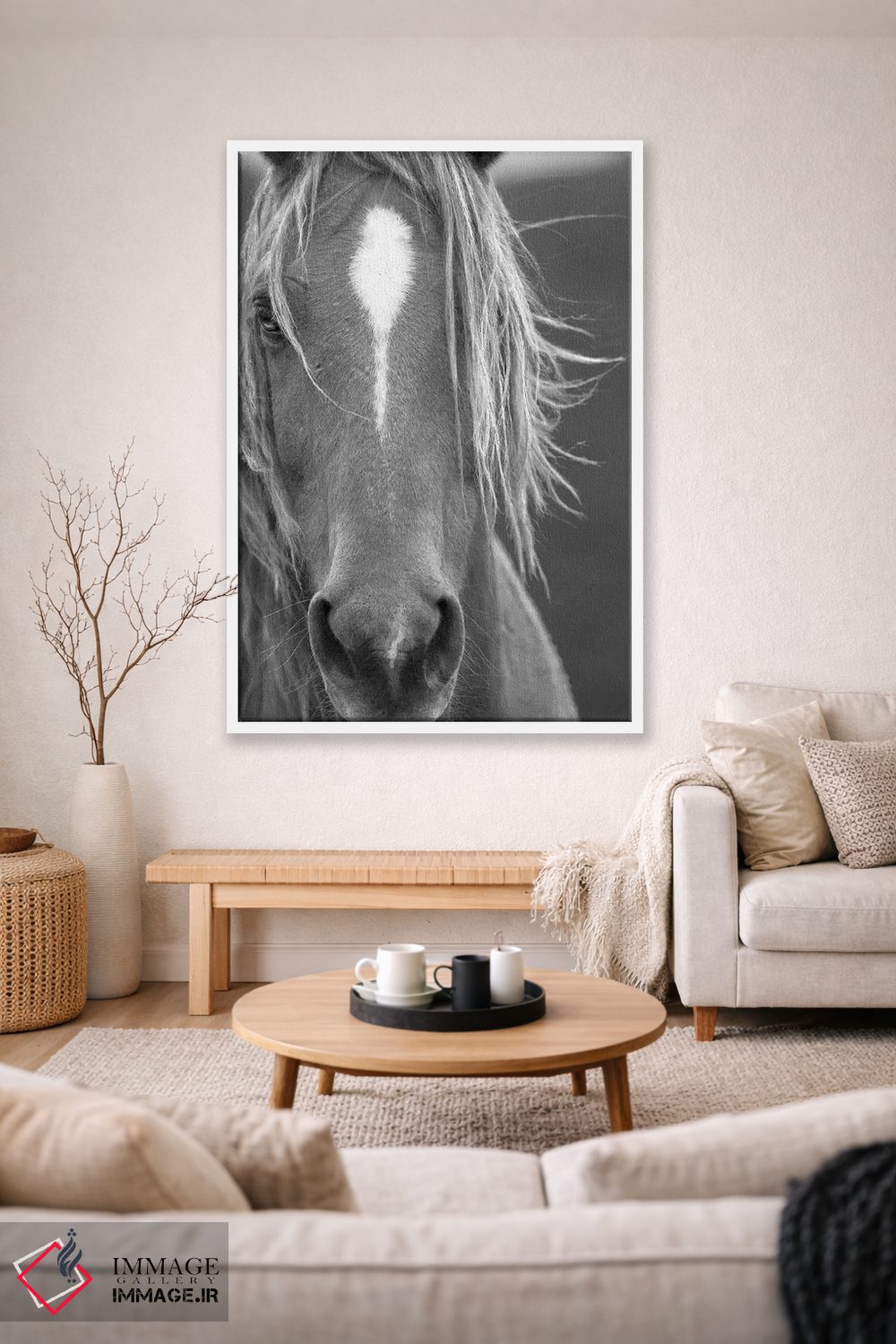 تابلو دکوراتیو نمای نزدیک II اثر سالی لیندن - D1W